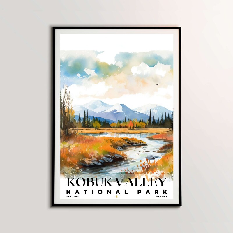 Kobuk Valley National Park Poster, Travel Art, Office Poster, Home Decor | S4